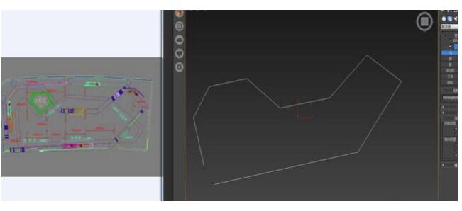 參考平面圖,用線命令畫出頂部大框架